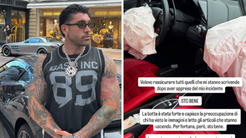 Steven Basalari, l’incidente con la Ferrari: “La botta è stata forte, ma sto bene”