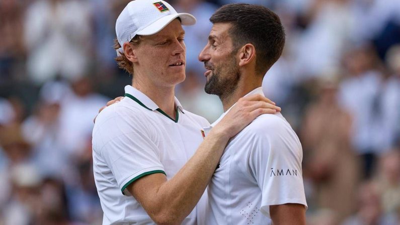 Djokovic esalta Sinner: “Tutto merito dello sci, mi rivedo in lui”