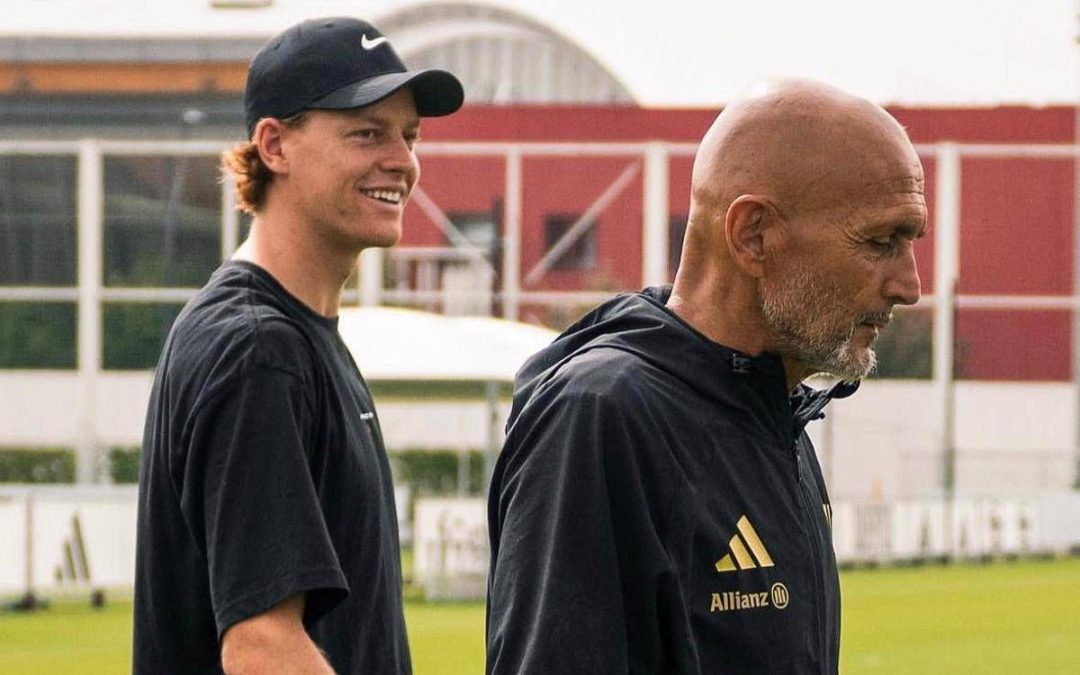 Sinner fa visita alla Juve, l’incontro con Spalletti