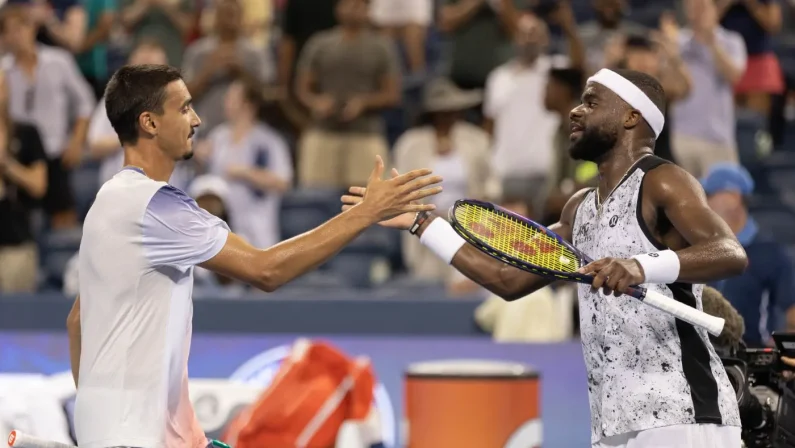 Masters 1000 Cincinnati, Sonego battuto da Tiafoe. Avanti Musetti