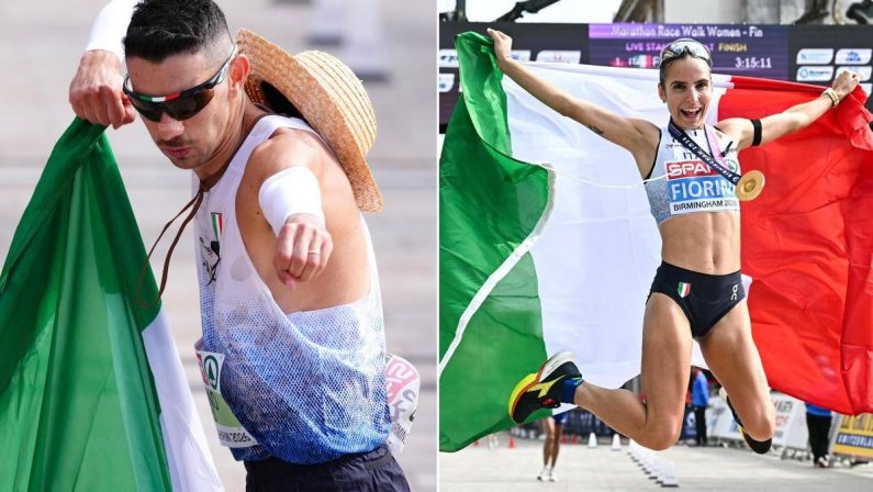 Europei atletica, doppio oro Italia: Stano e Fiorini da record nella maratona di marcia
