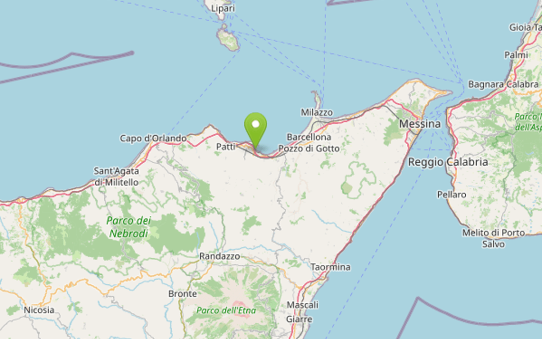 Terremoto oggi a Messina, doppia scossa di magnitudo 3.7 e 3.3 con epicentro a Oliveri: avvertita fino a Reggio Calabria