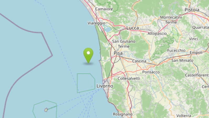 Terremoto oggi in Toscana, scossa di magnitudo 3.7: avvertita sulla costa a Massa, Lucca, Livorno e Pisa