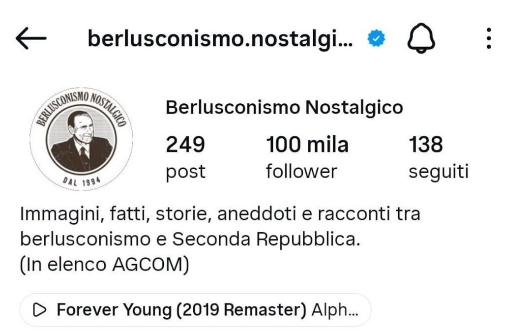 Da Instagram al marchio registrato, ‘Berlusconismo nostalgico’ diventa un brand
