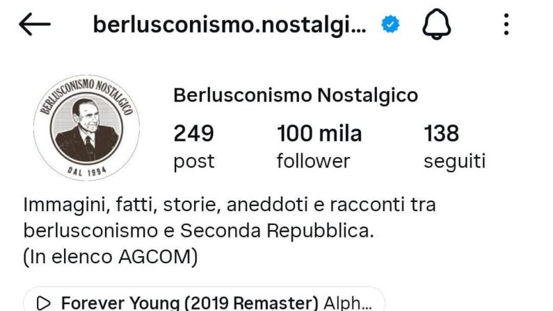 Da Instagram al marchio registrato, ‘Berlusconismo nostalgico’ diventa un brand