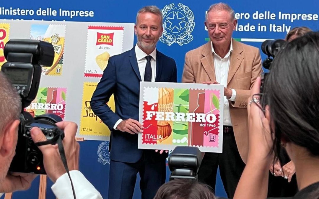 Ferrero tra le eccellenze italiane, ecco il francobollo dedicato