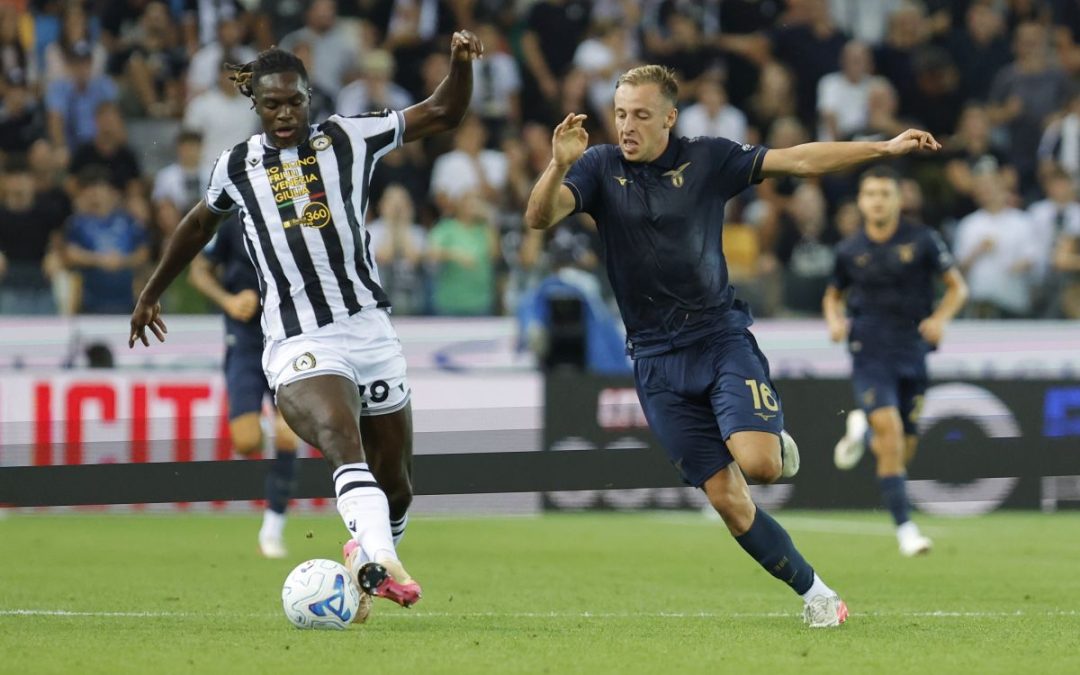 La Lazio batte anche l’Udinese, in testa con Inter e Roma