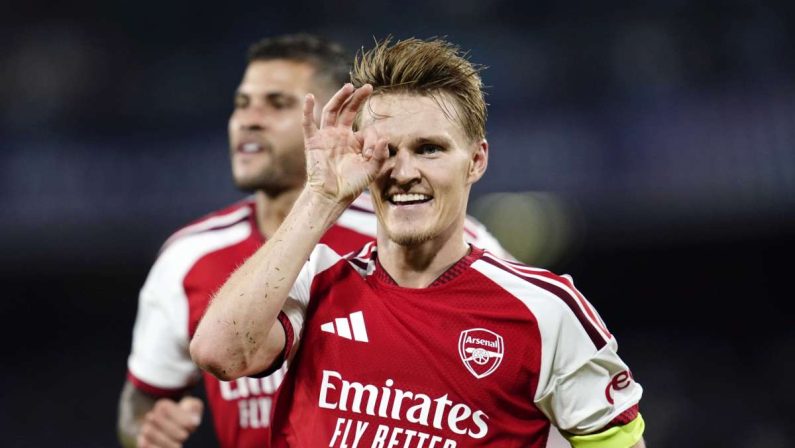 Odegaard punisce il Napoli, l’Arsenal vince 1-0 al Maradona