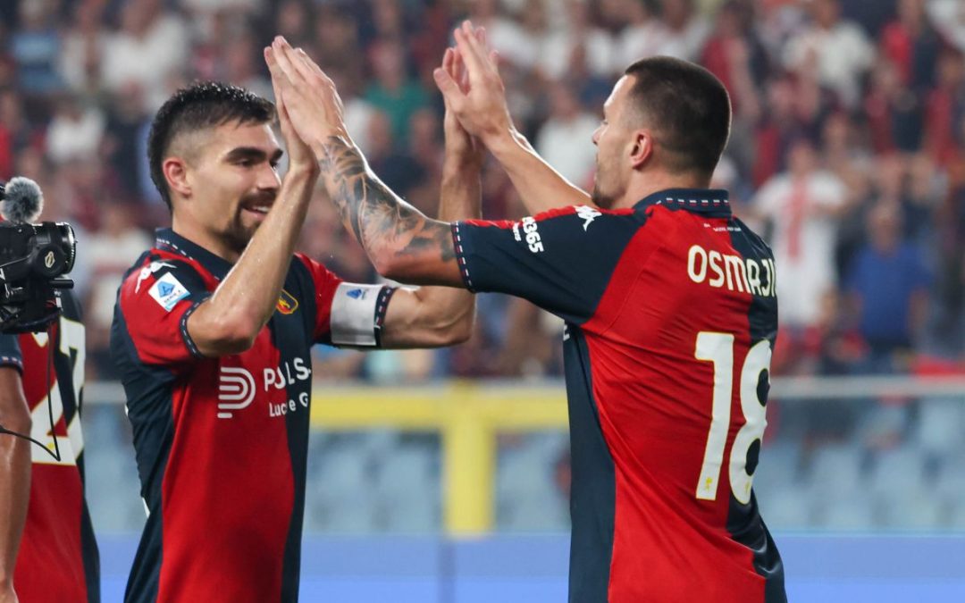 Primo punto per il Genoa, è 1-1 contro il Frosinone