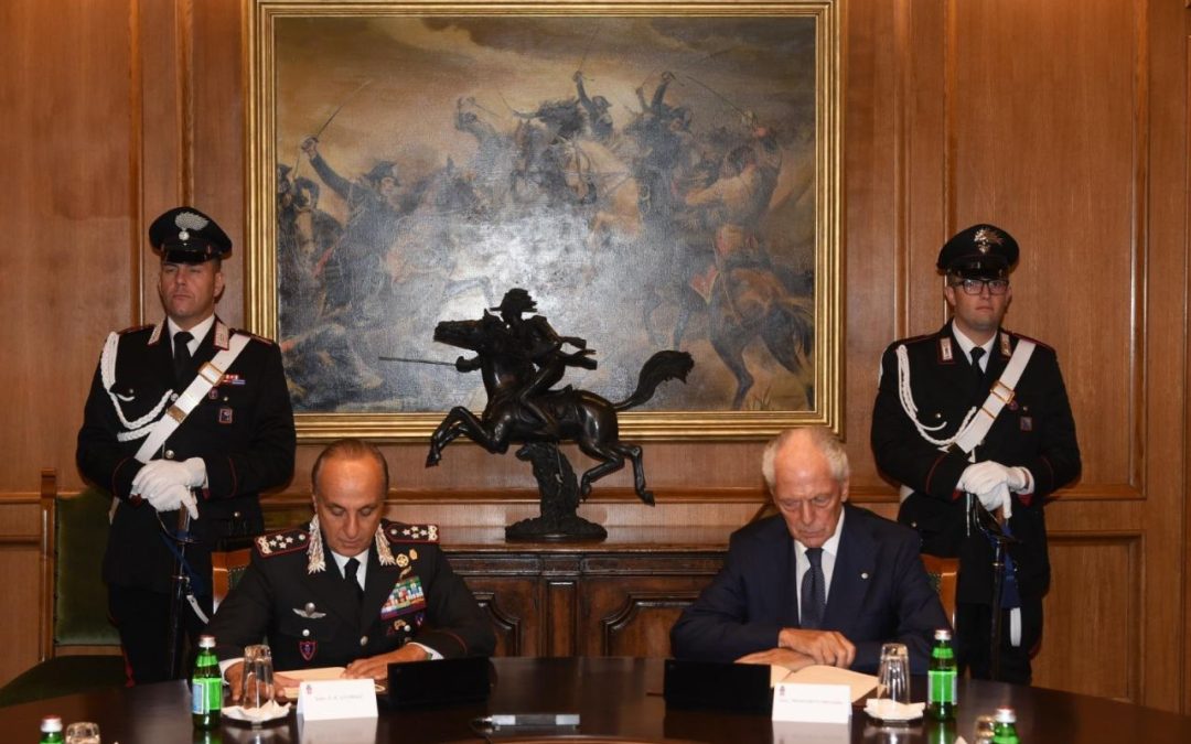 Arma dei Carabinieri e Pirelli firmano accordo per sperimentazione di Cyber Tyre