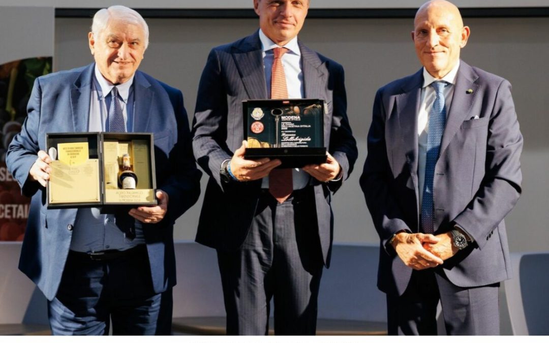 Le Terre del Balsamico, consegnate le Chiavi dell’Acetaia d’Italia a Lollobrigida
