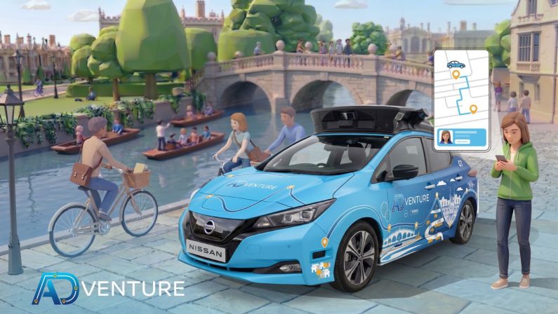 Adventure, Nissan porta la mobilità autonoma sulle strade del Regno Unito