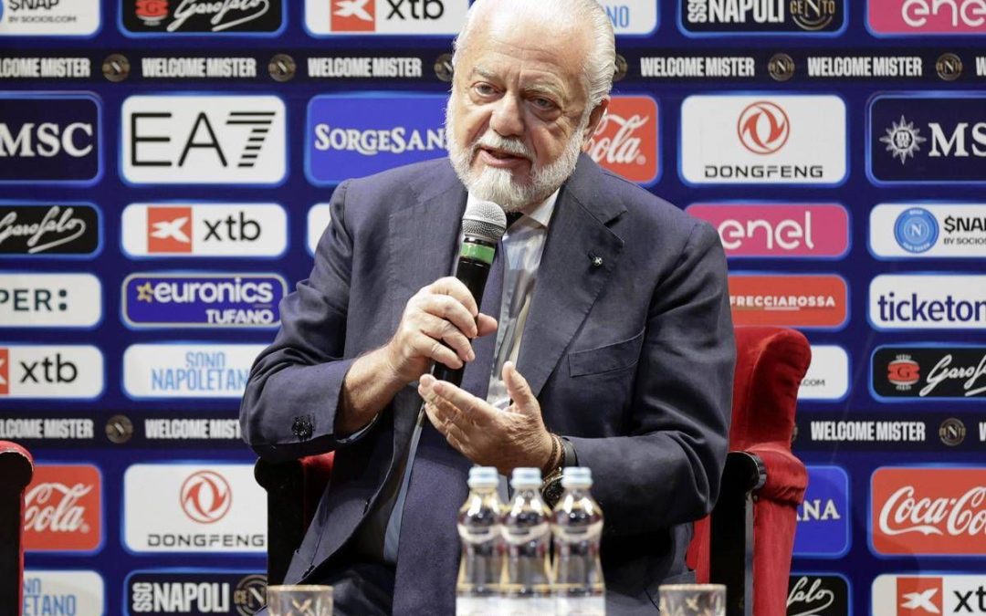 De Laurentiis: “Nuovo stadio? Sarà da 70.000 posti e sorgerà a Napoli Est, il Maradona va abbattuto”