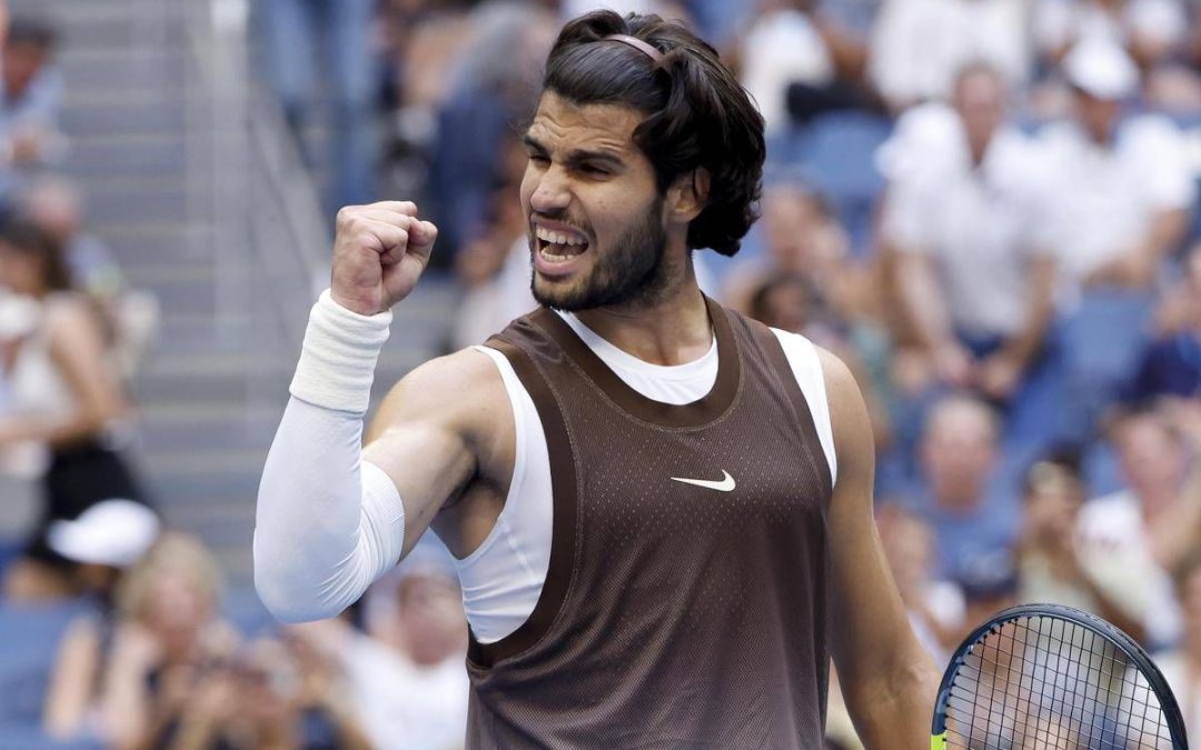 Us Open, Alcaraz si sbarazza di Paul in tre set e vola ai quarti