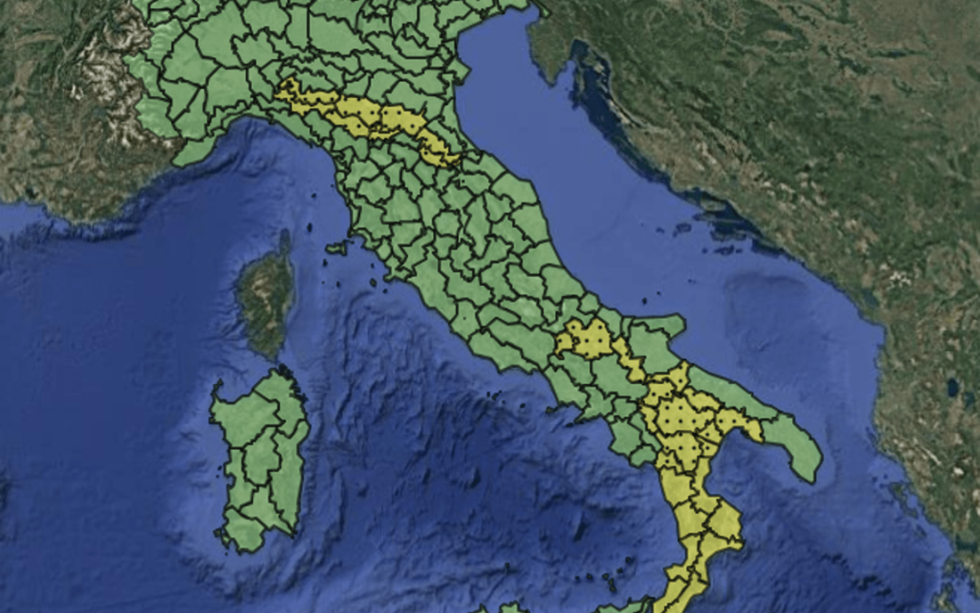 Maltempo, allerta meteo gialla per temporali mercoledì 2 settembre: le 5 regioni a rischio
