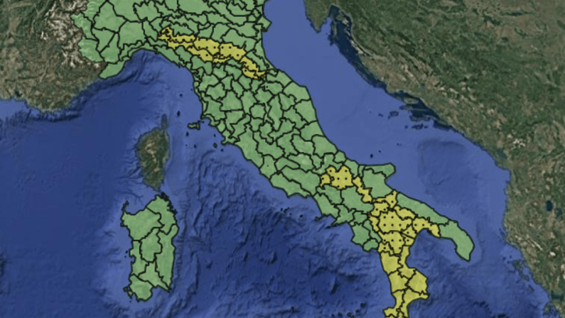 Maltempo, allerta meteo gialla per temporali mercoledì 2 settembre: le 5 regioni a rischio