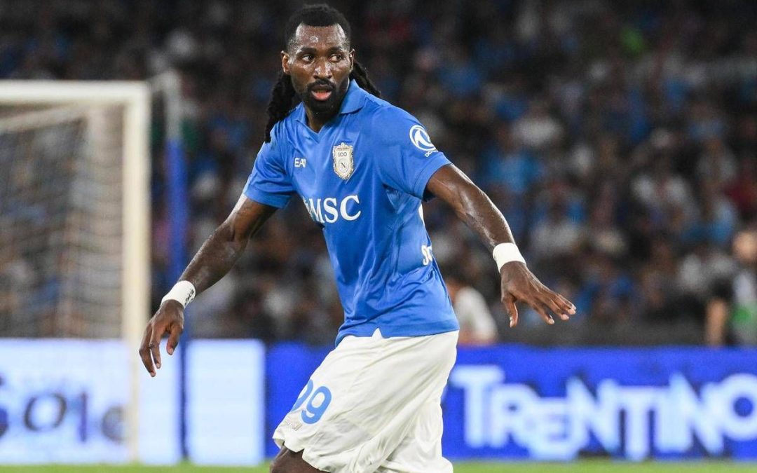 Napoli, lesione di primo grado all’adduttore lungo della coscia destra per Anguissa