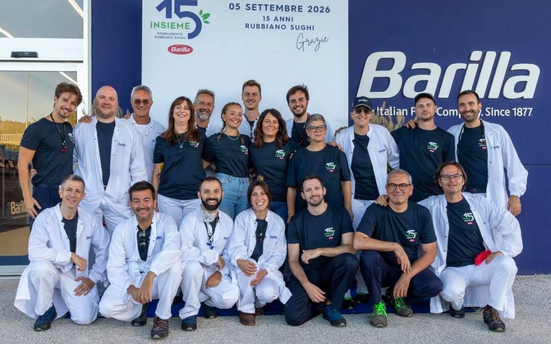 Barilla, lo stabilimento di Rubbiano Sughi celebra i suoi 15 anni