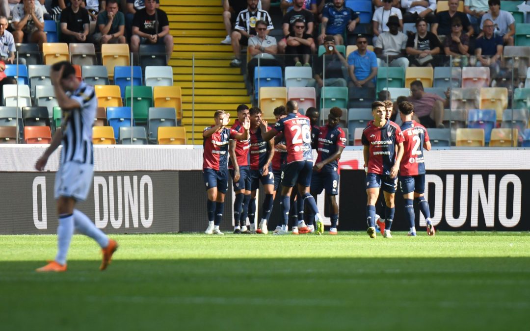 Il Cagliari non si ferma più, un gol di Maldini regala la vittoria in casa dell’Udinese