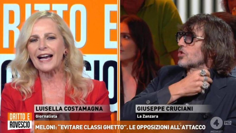 Scontro Costamagna-Cruciani sul decreto Scuola: “Propaganda razzista”, “Non dire minch….”
