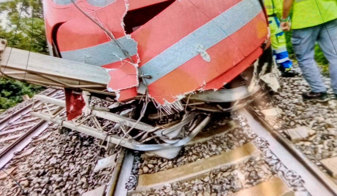Il danno prodotto dal Frecciarossa