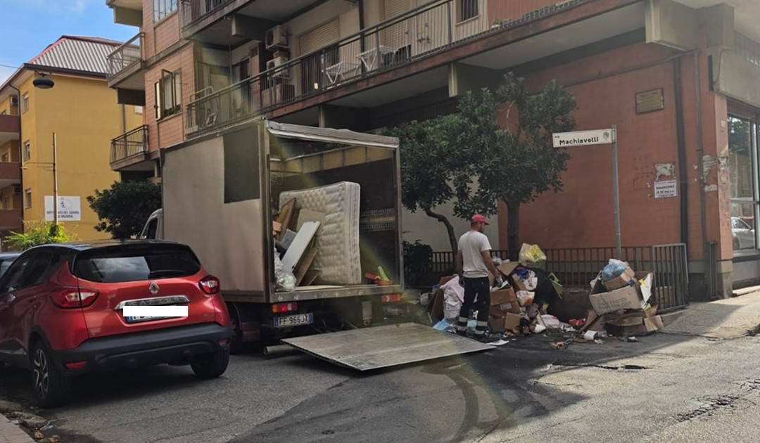 Le operazioni di rimozione dei rifiuti