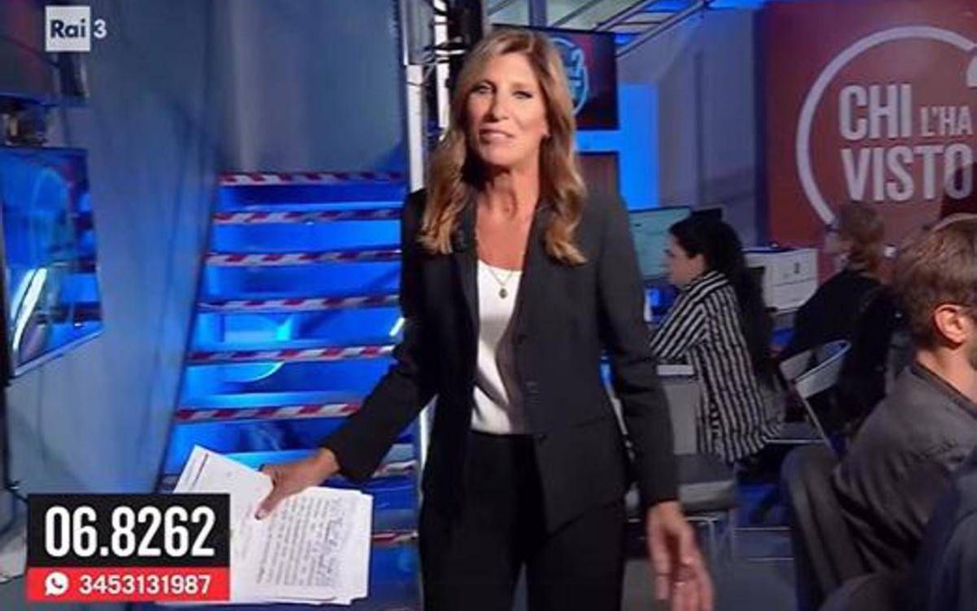 Raffaella Griggi debutta a ‘Chi l’ha visto?’: “Continuiamo la strada di Sciarelli con dedizione”