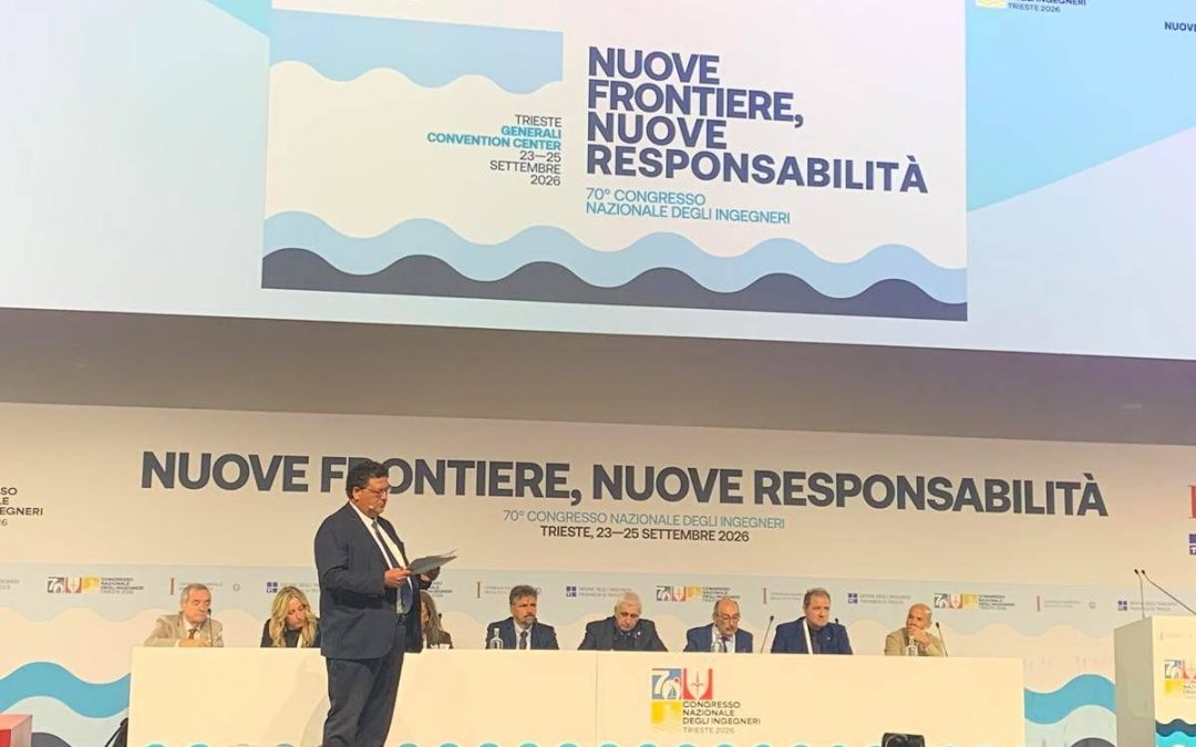Congresso nazionale ingegneri nel 2027 a Roma