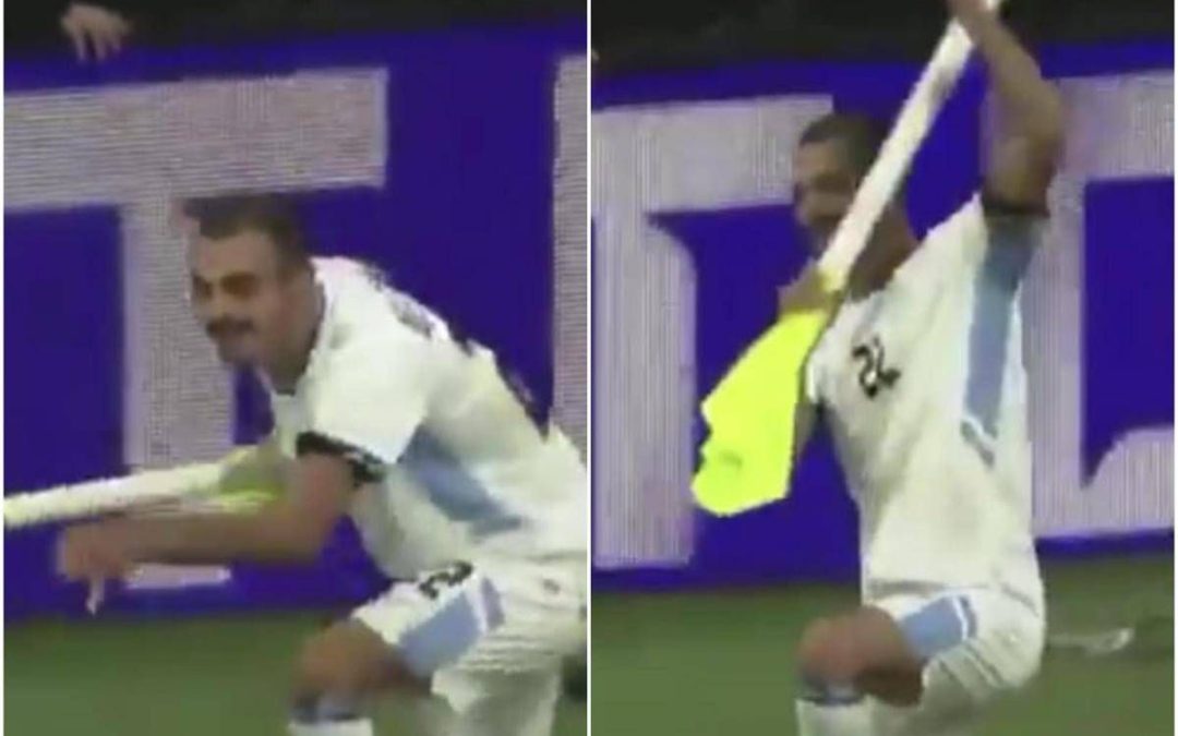 Israele choc in Nations League, attaccante segna e mima uno sparo