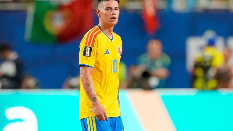 James Rodriguez sbarca in Italia: è vicino all’Avellino