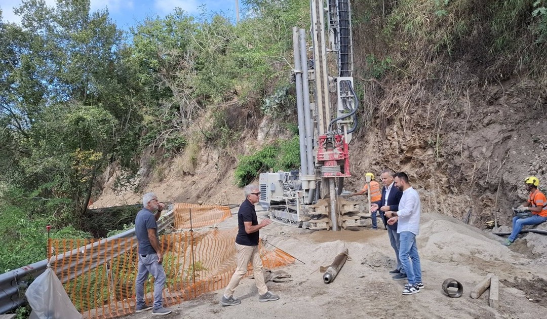 I lavori lungo la strada