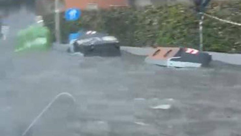 Bomba d’acqua su Roma, violento temporale si abbatte sulla capitale