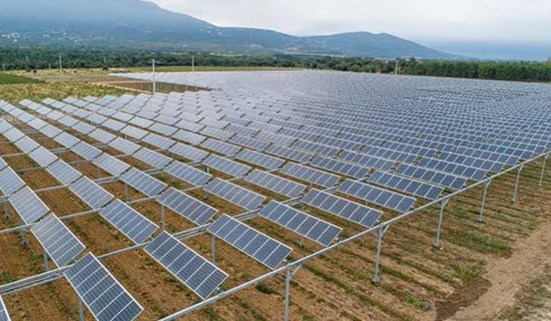 Un parco agrivoltaico