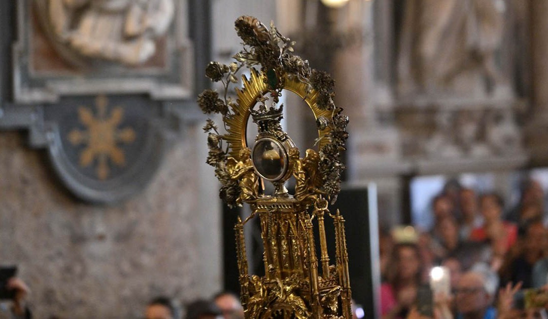 L'ampolla con il sangue di San Gennaro