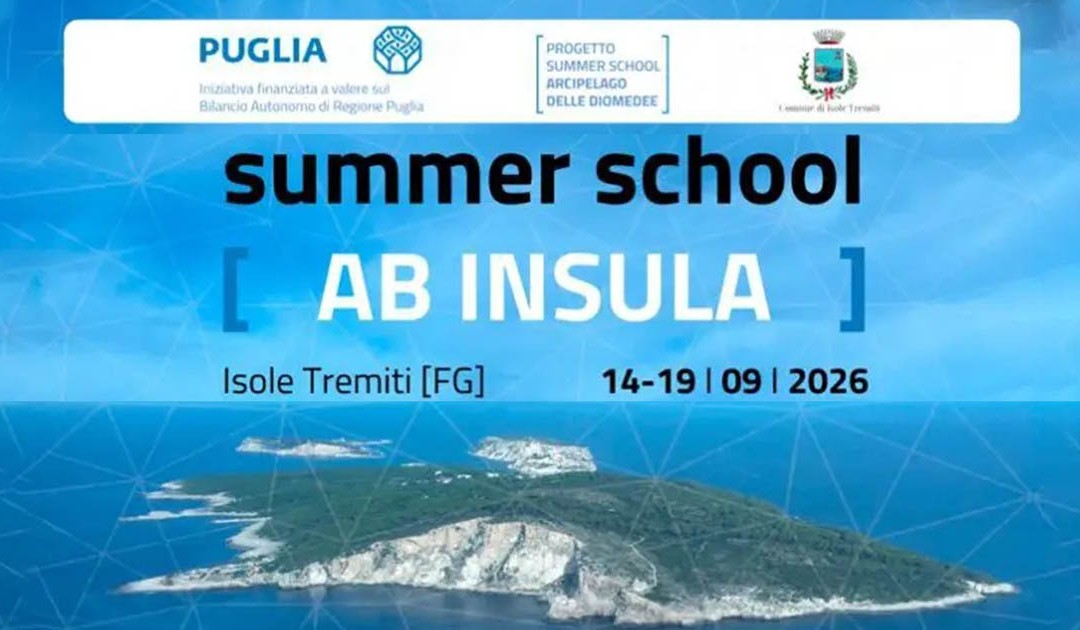 Isole Tremiti, al via le Summer School di Regione Puglia e  delle Università pugliesi