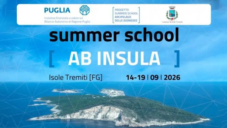 Isole Tremiti, al via le Summer School di Regione Puglia e  delle Università pugliesi