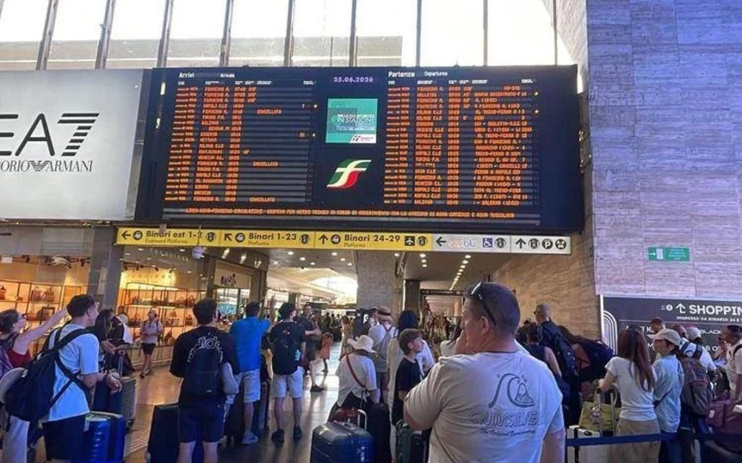 Sciopero dei treni, stop di 24 ore da questa sera: disagi, cancellazioni e fasce garantite