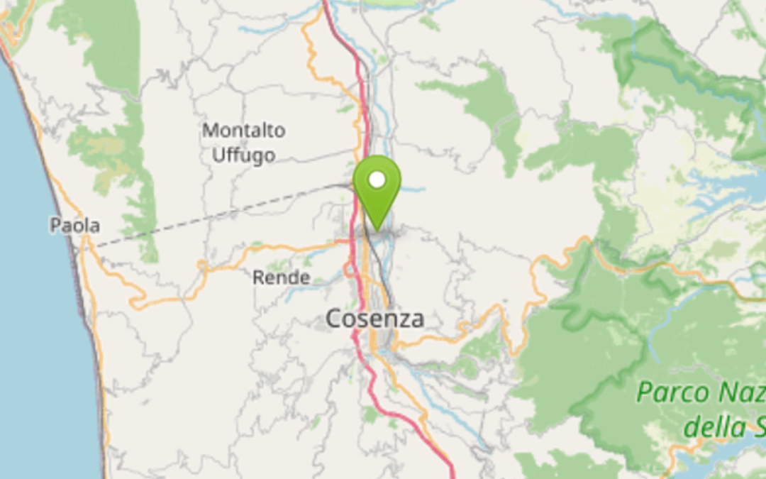 Terremoto oggi a Cosenza, scossa di magnitudo 3.7: avvertita in tutta la provincia