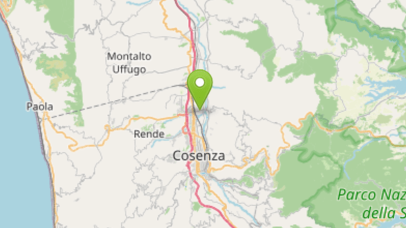 Terremoto oggi a Cosenza, scossa di magnitudo 3.7: avvertita in tutta la provincia