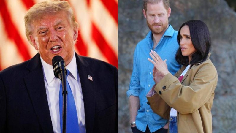 Donald Trump contro Harry e Meghan: “Hanno fatto cose terribili, io non li avrei mai accolti di nuovo come Re Carlo”