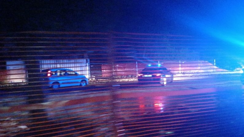 Vibo, incendio nel cantiere del terminal bus
