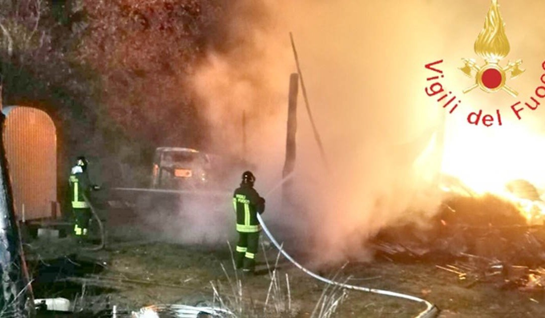 L'incendio di due mesi fa