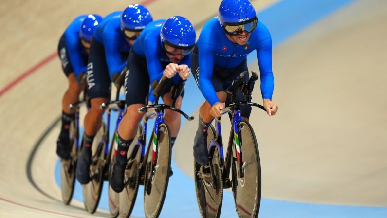 Mondiali ciclismo su pista, Italia d’argento a Shanghai nell’inseguimento a squadre maschile
