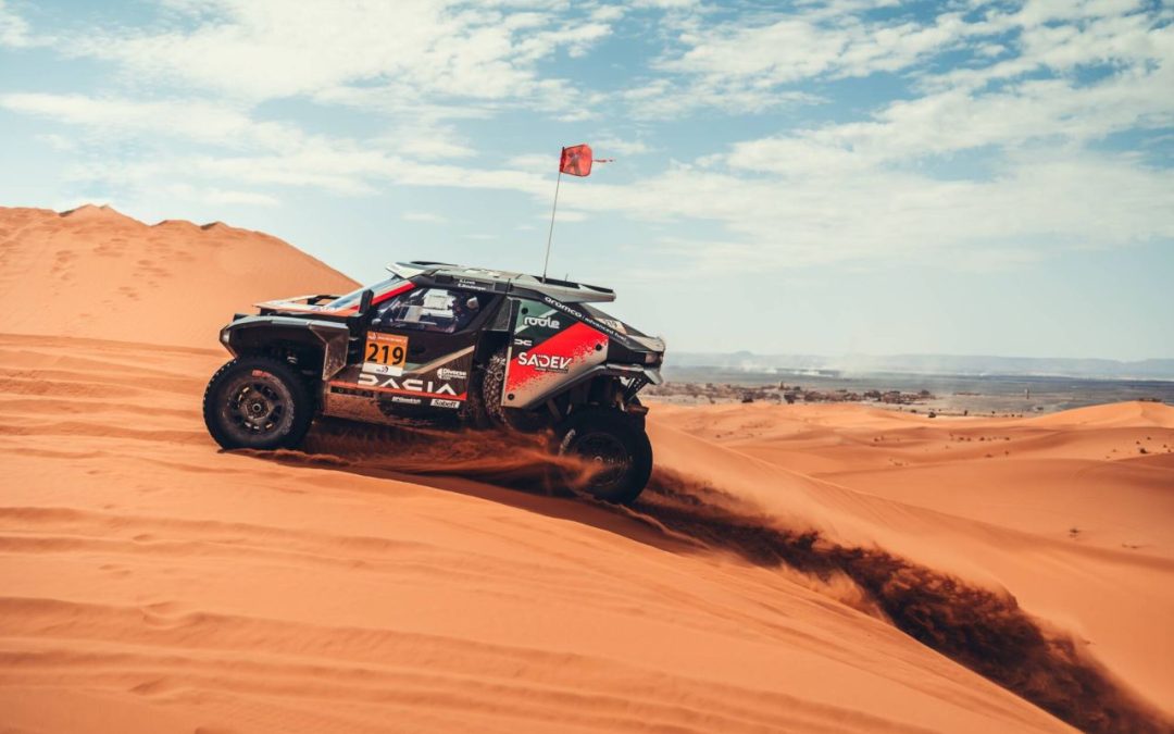 Loeb si aggiudica la terza tappa in Marocco per i Dacia Sandriders