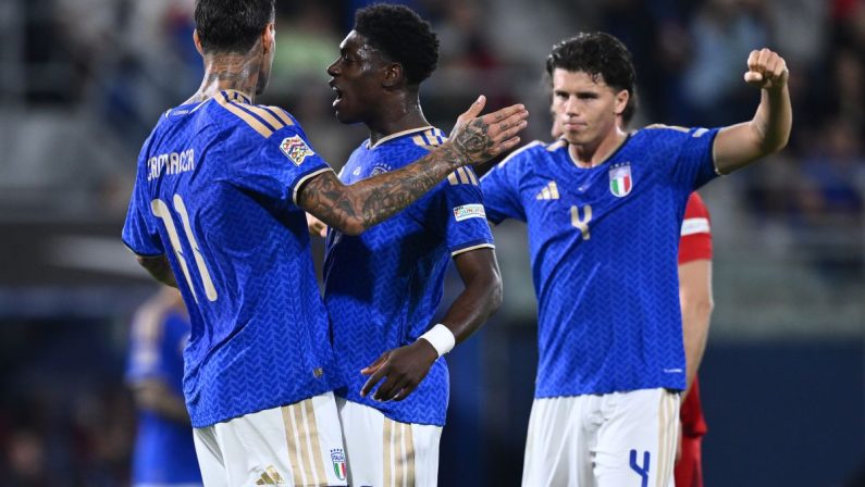 Nations League, l’Italia batte 3-1 la Turchia e balza al secondo posto