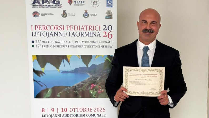 Palermo, premiati pediatra Giovanni Muscolino e la Neonatologia di Villa Serena