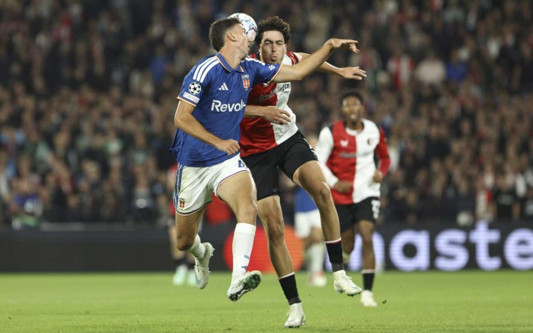 Prima sconfitta in Champions per il Como, Feyenoord vince 3-2