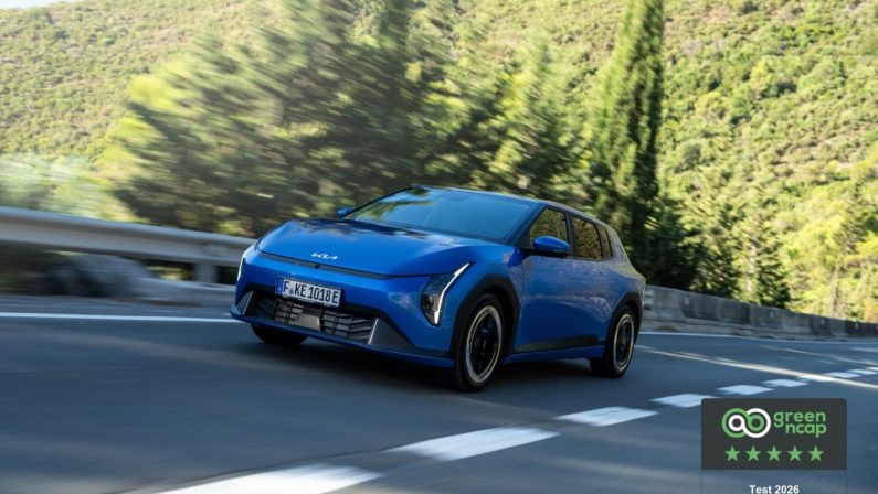 Kia EV4 prodotta in Europa ottiene le cinque stelle Green NCAP