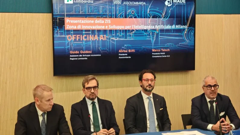Nasce in Lombardia “Officina Ai”, la Zis dedicata all’Intelligenza Artificiale