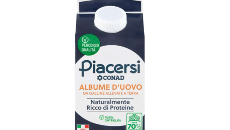 Albume d’uovo richiamato dai supermercati Conad: “Rischio salmonella”